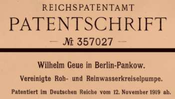 Geue-Patent