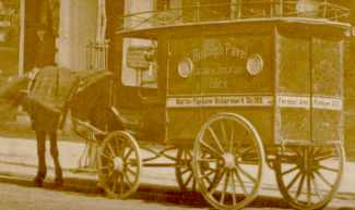 Pferdefuhrwerk aus Pankow