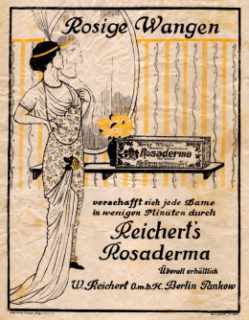 Jugendstilreklameblatt