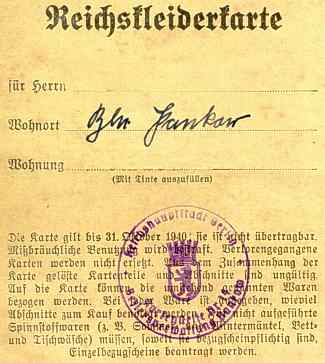 Reichskleiderkarte