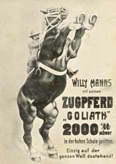 eine Originalkarte -  Willy Manns gab es schon einmal